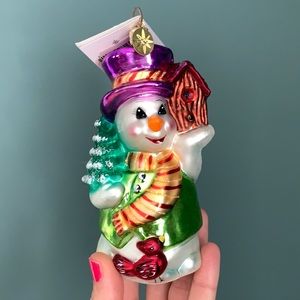 Christopher Radko Snowman Ornament